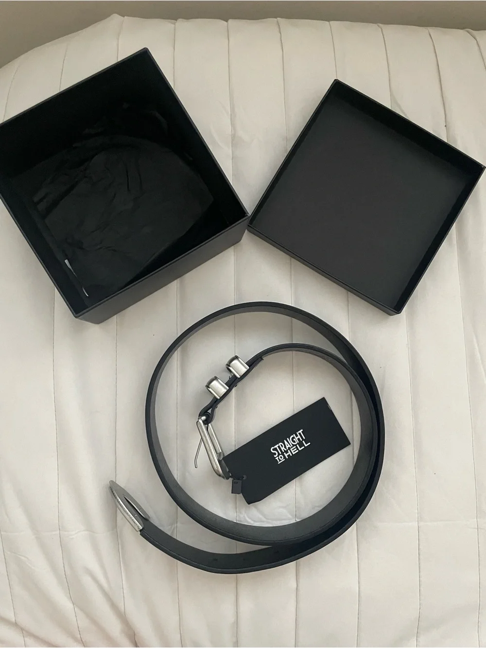 Black Leather Belt